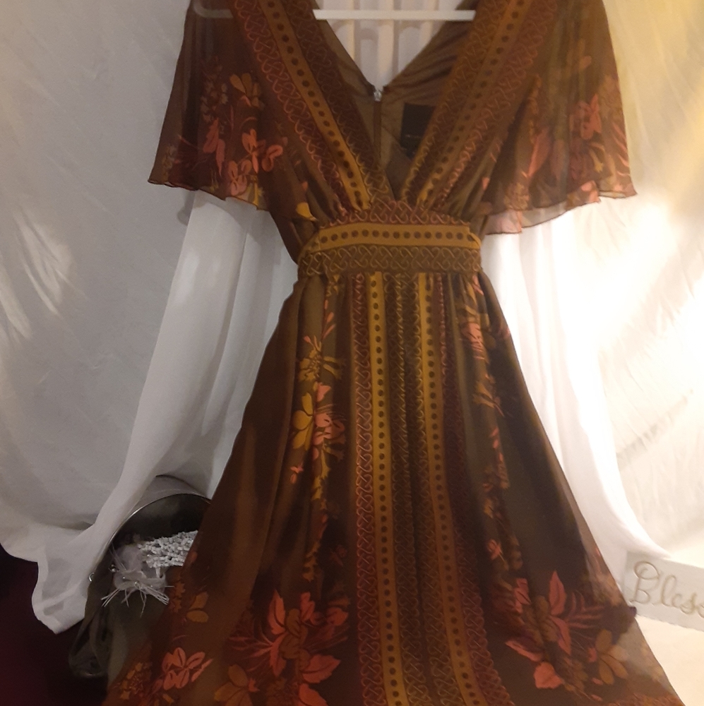 Gorgeous Anthropolgie by Anna Sui Boho style Dress